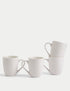 Marks & Spencer "Set of 4 Porcelain Mugs"